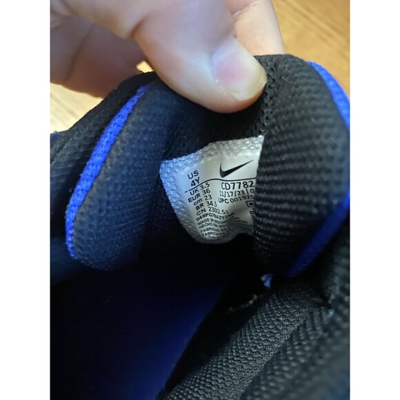 Nike Court Borough Mid 2 Blue Black Kids Boys Sneakers Shoes High Top Siz 4Y EUC main image 5